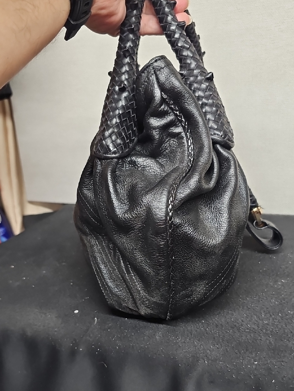 FENDI BLACK LEATHER SPY BAG BFPM-04-180 - Picture 5 of 16